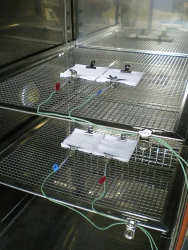 吸濕發(fā)熱試驗(yàn)中